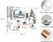 Christmas Canvas Wall Art Decor: Cute&Sweet Snowman Pictures Prints - Winter Decorations Paintings Posters Artwork - Indoor Farmhouse Framed Hanging 12"x10"